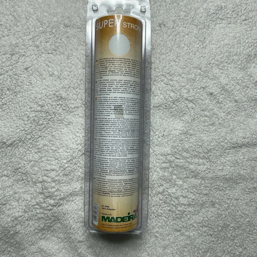 MADEIRA Super Strong Cut-Away Embroidery Stabilizer 12